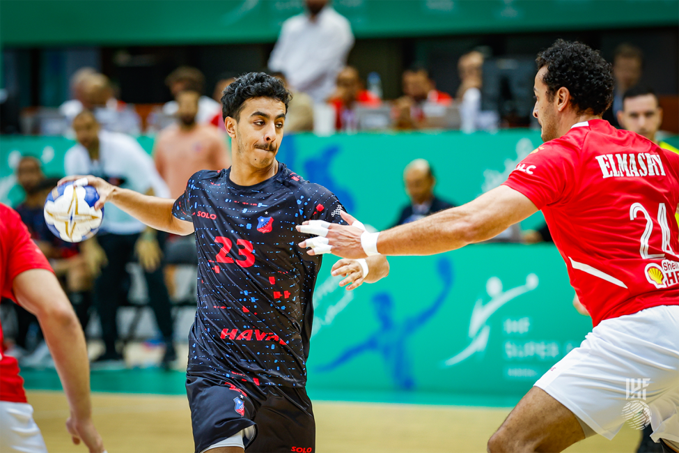 Kuwait player with the ball in attack