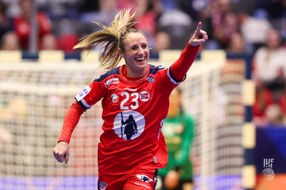 Norway player celebrating