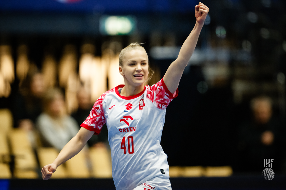 Poland player celebrating