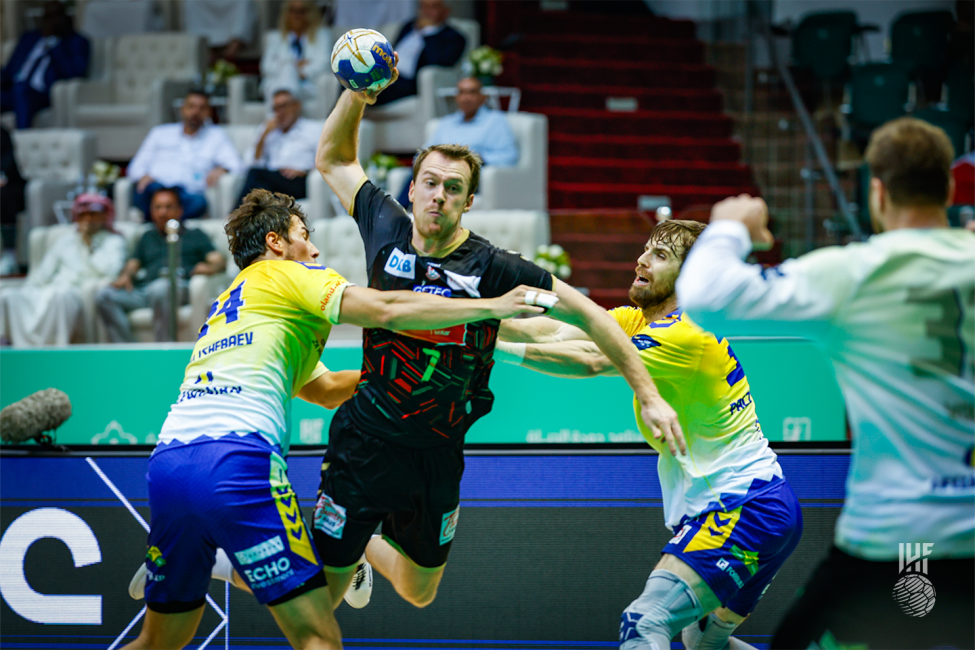 Magdeburg player attacking