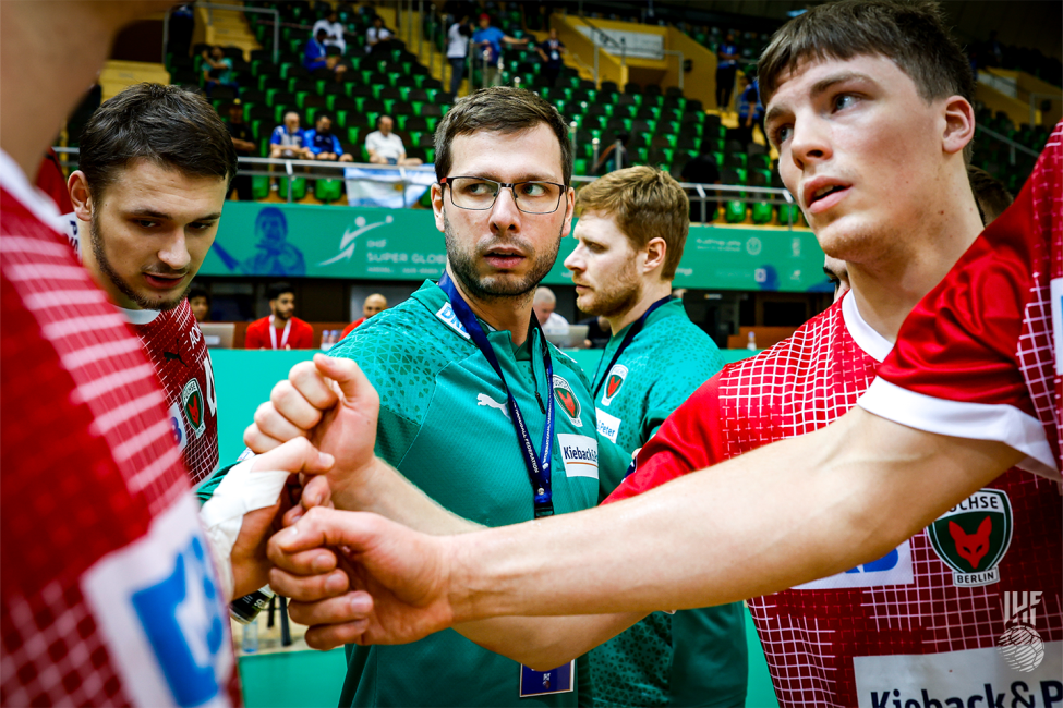 Füchse Berlin team time-out