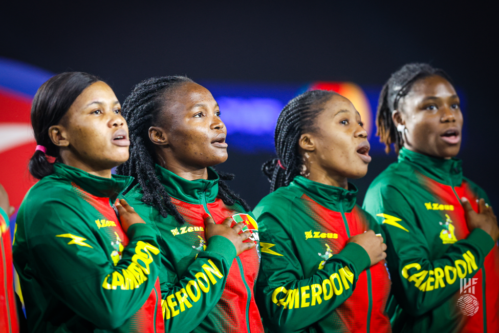 Cameroon during anthem