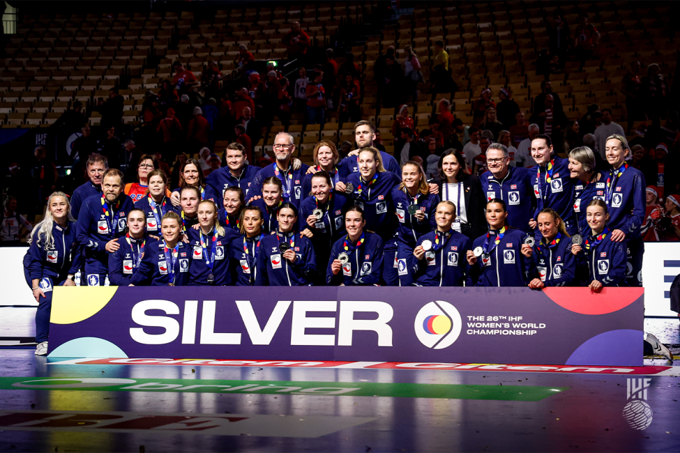 Silver medallists Norway