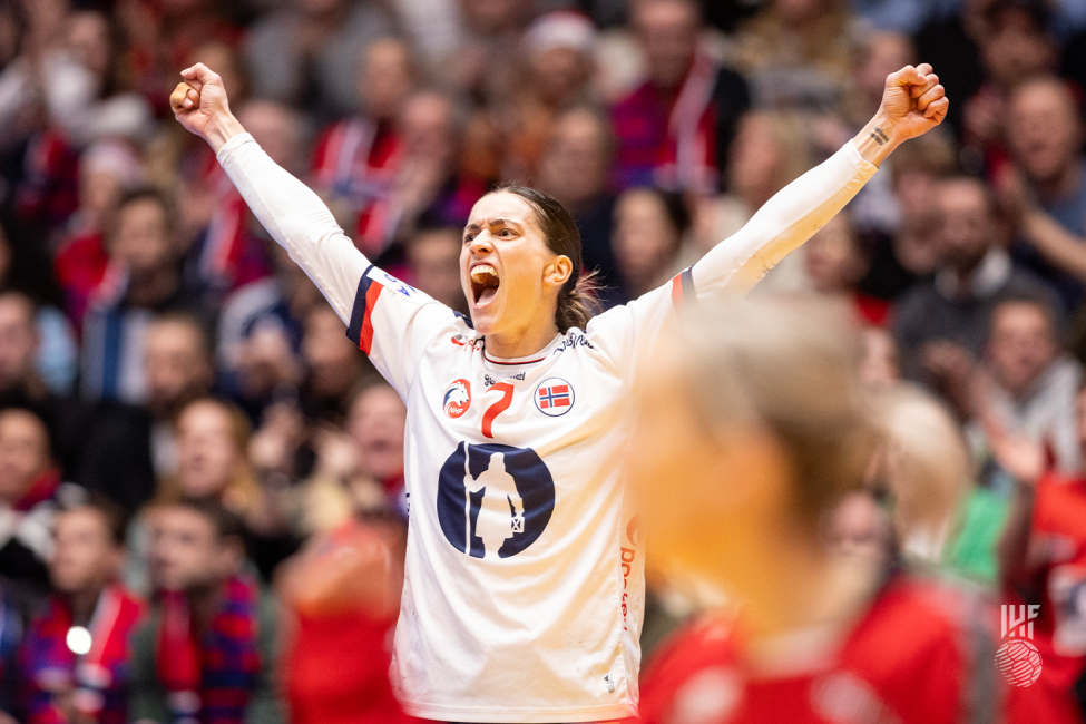 Norway player celebrating