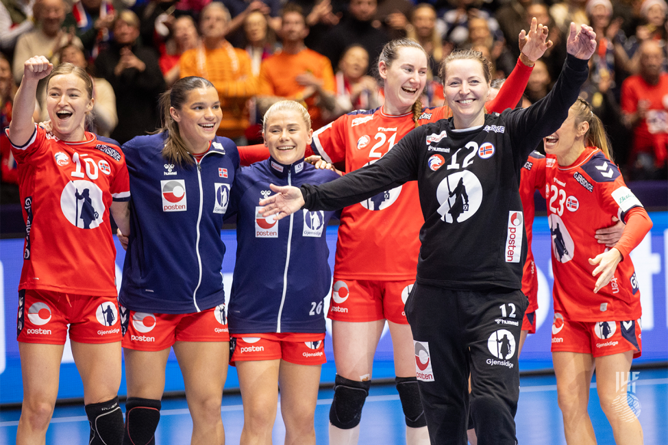 Norway team celebrating