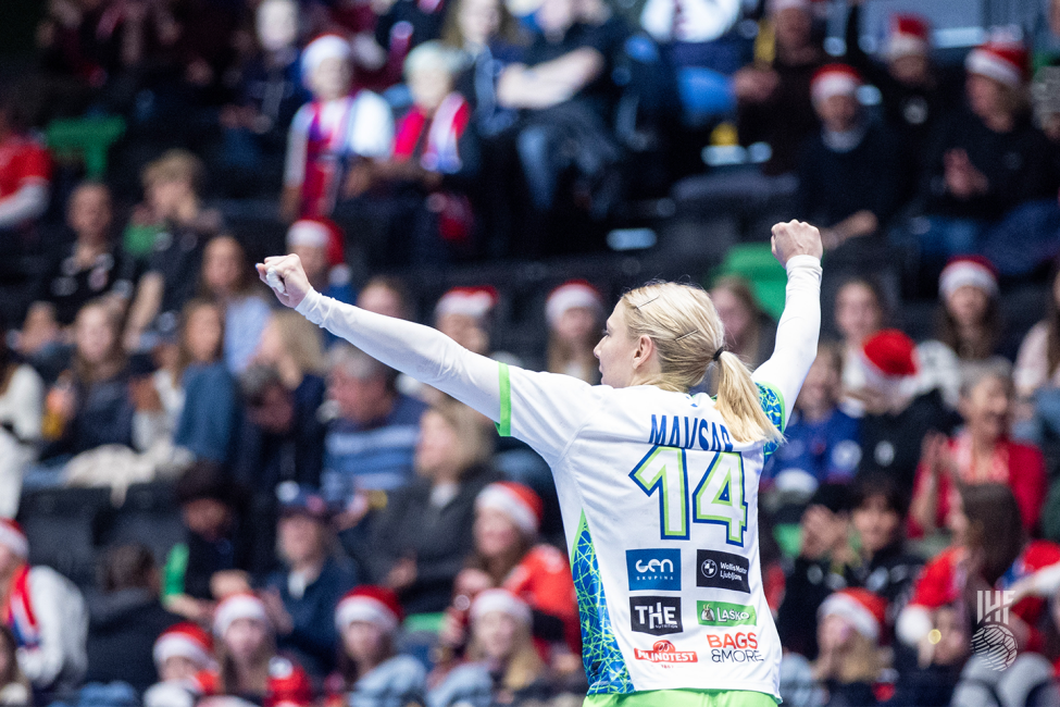 Slovenia player celebrating