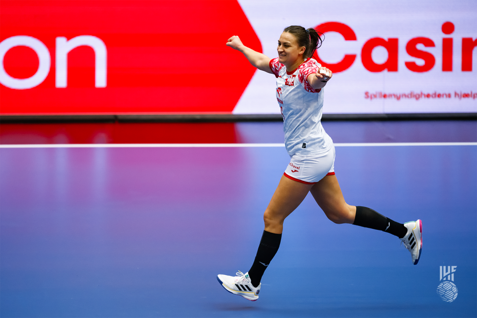 Poland player celebrating