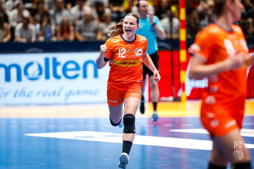 Netherlands player celebrating