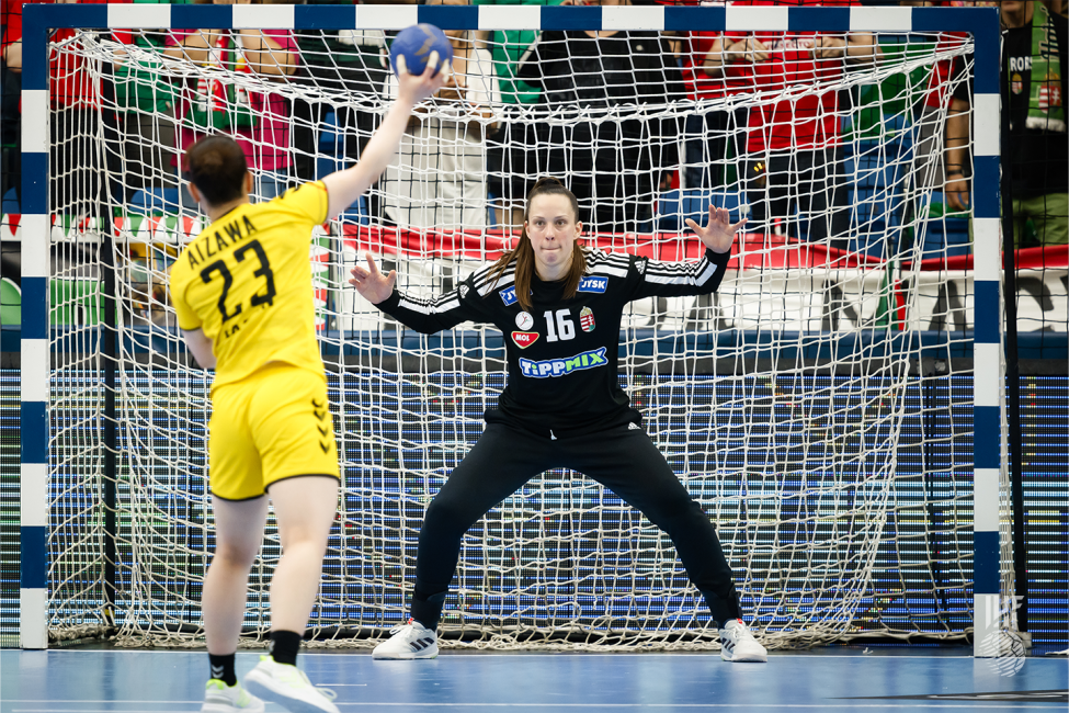 Hungary goalkeeper during penalty shot