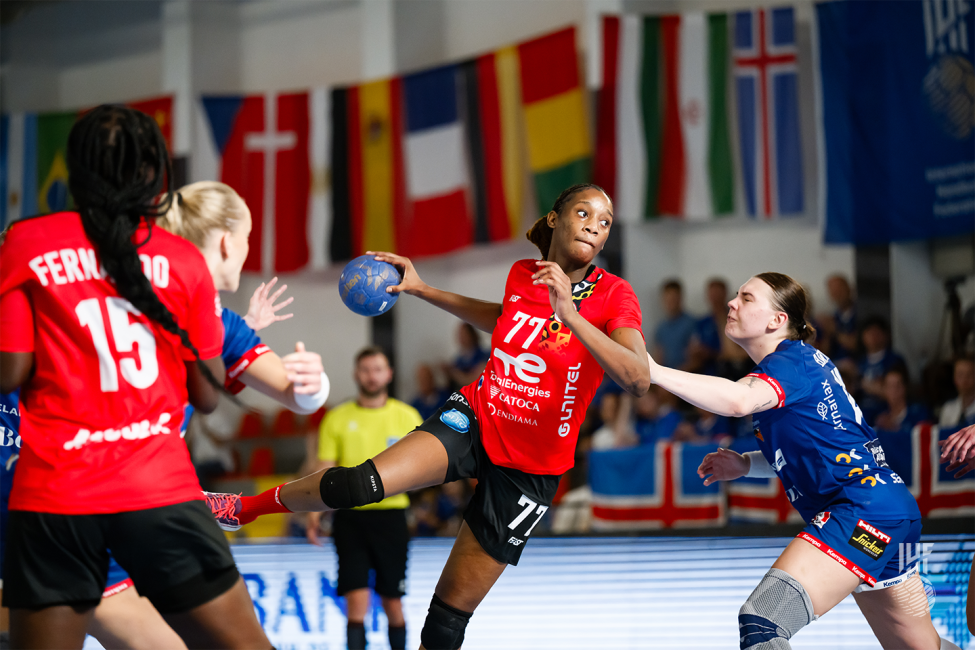 Angola player shooting