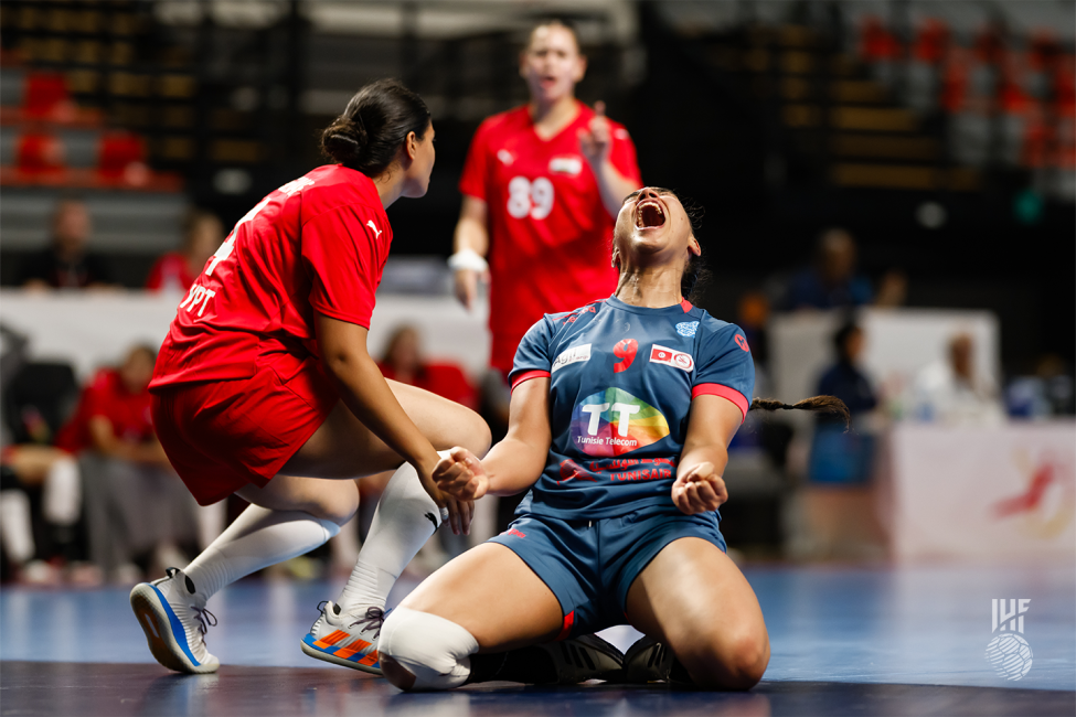 Tunisia player celebrating