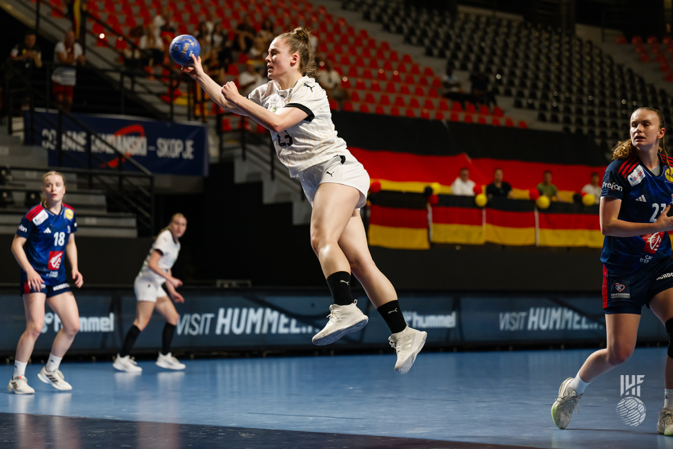 Germany player attacking
