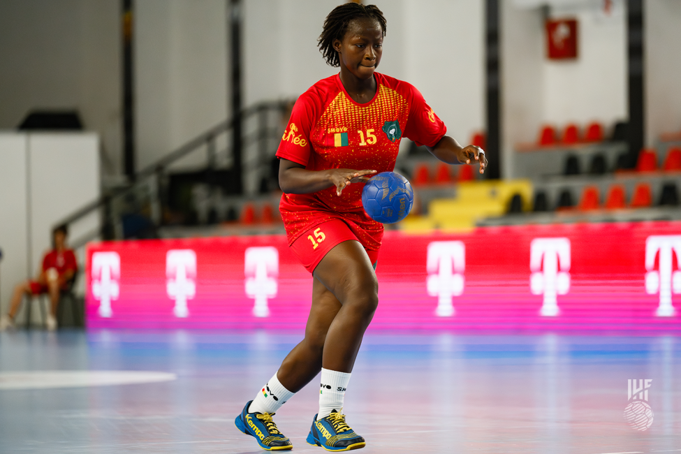 Guinea player attacking
