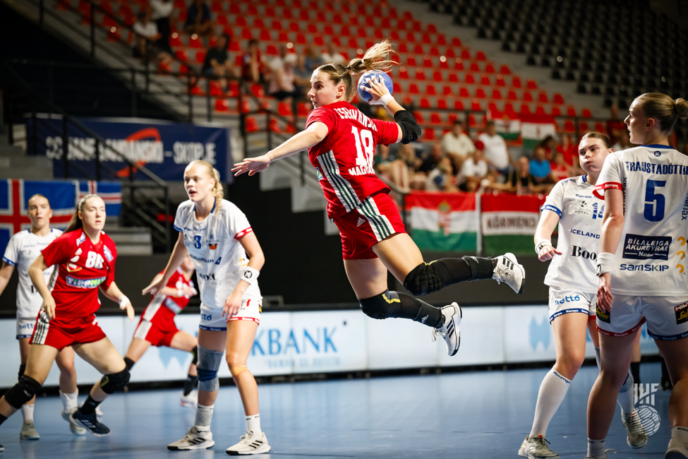 Hungary player shooting