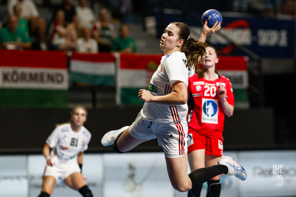 Hungary player shooting