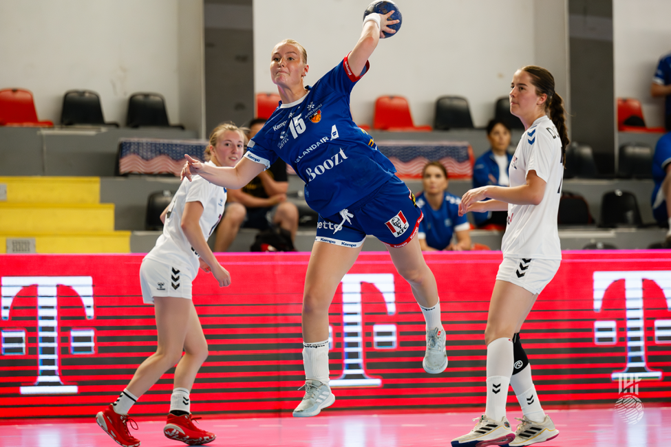 Iceland player shooting