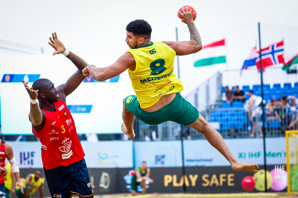 Brazil player shooting