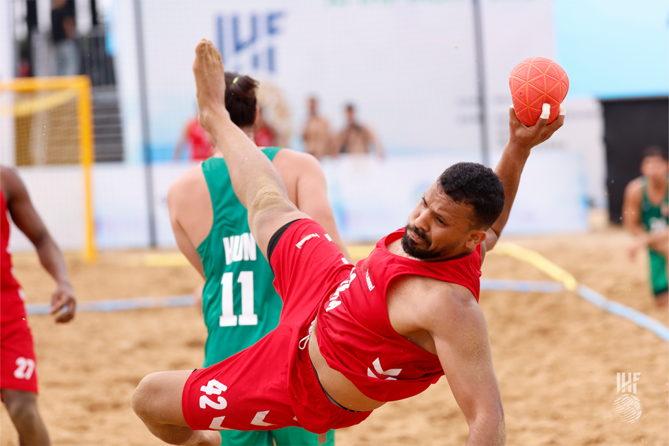 Oman player shooting