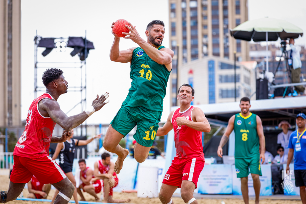 Brazil player shooting