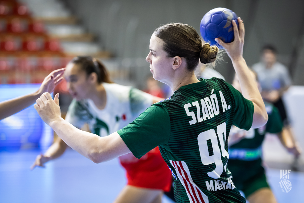 Hungary player attacking