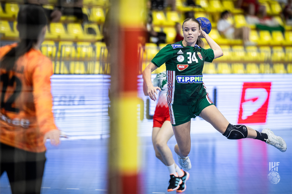 Hungary player shooting