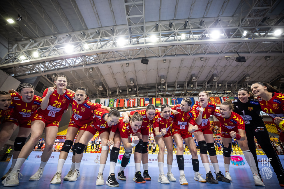 North Macedonia team line up