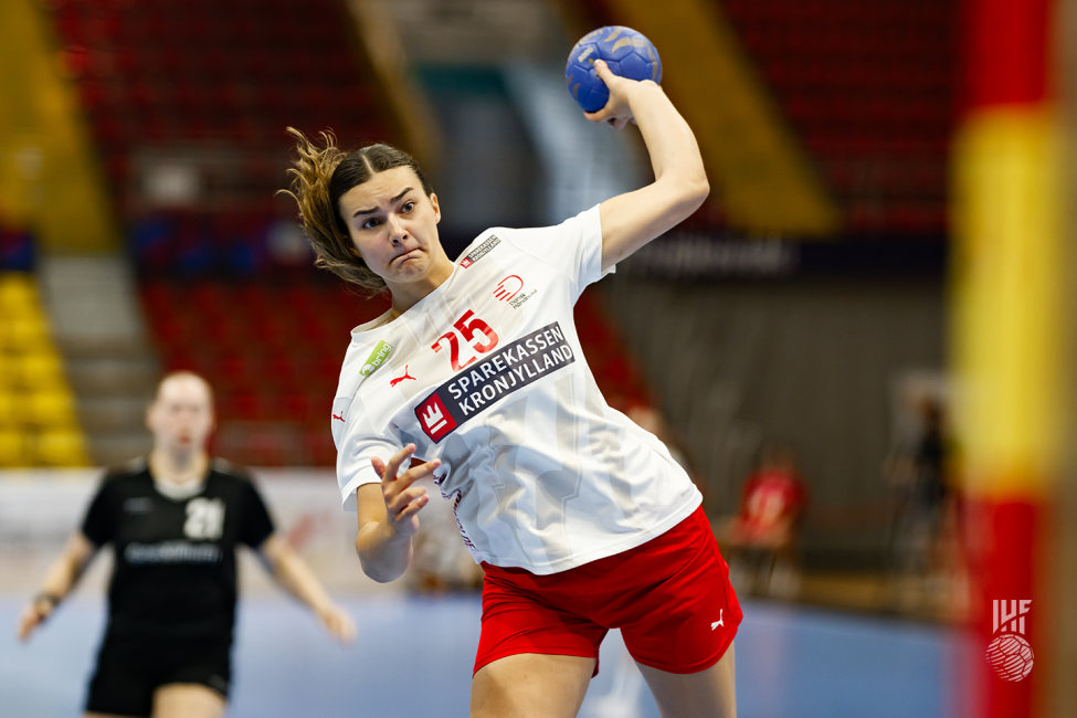 Denmark player shooting