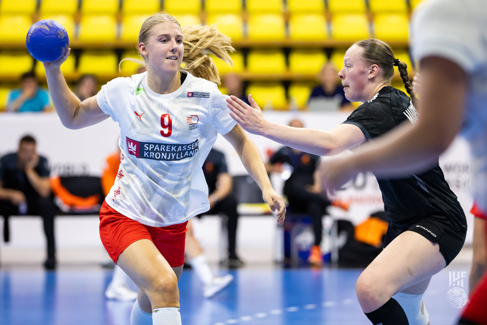 Denmark player shooting