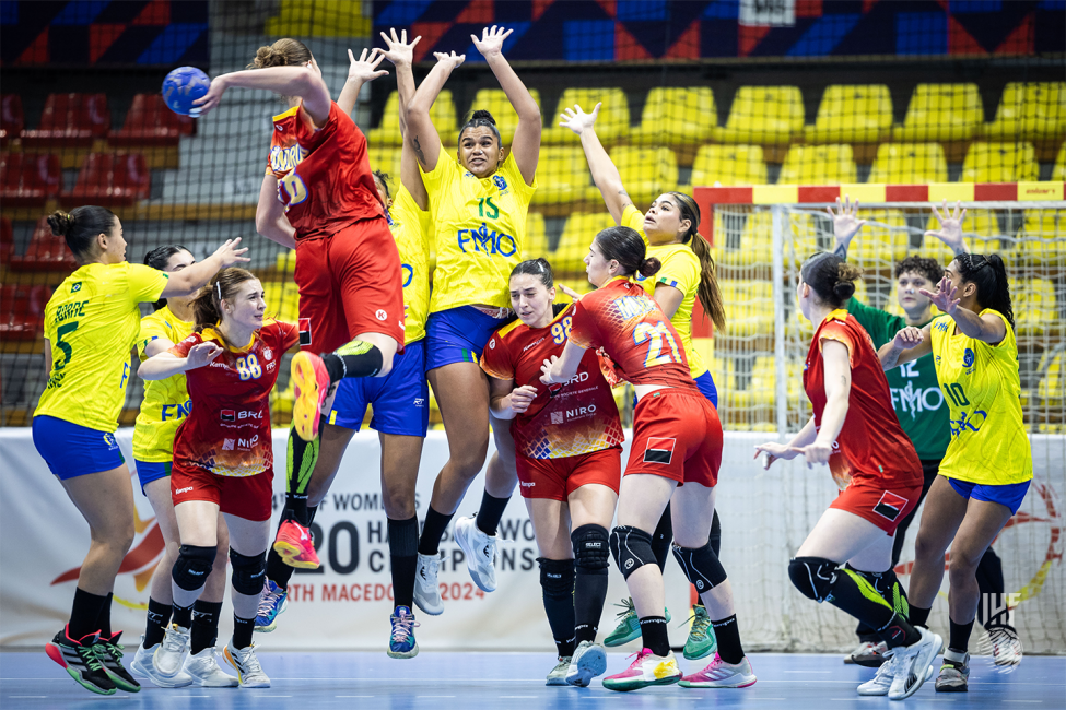 Romania player shooting