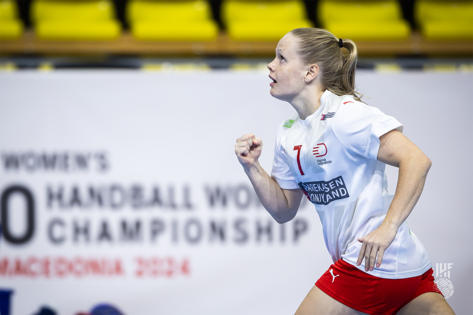 Denmark player running