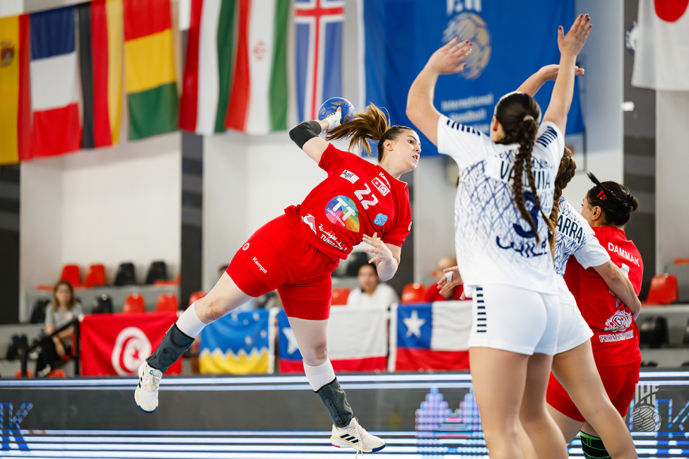Tunisia player shooting