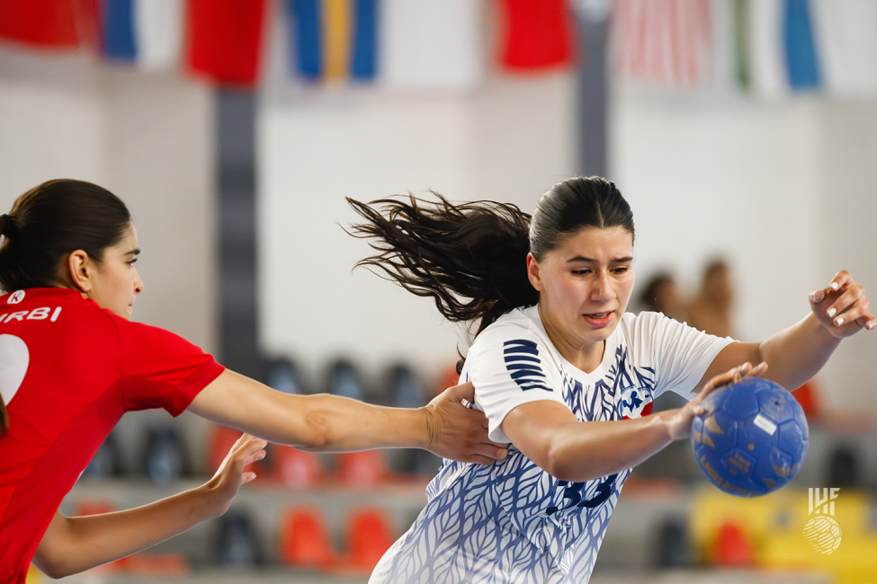 Chile player attacking