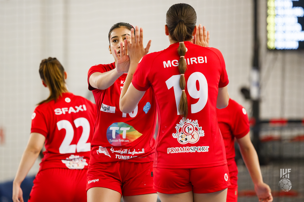Tunisia players celebrating