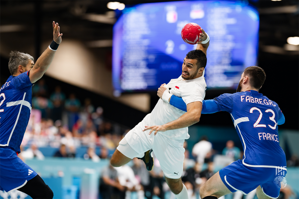 Paris 2024 men's handball France vs Egypt