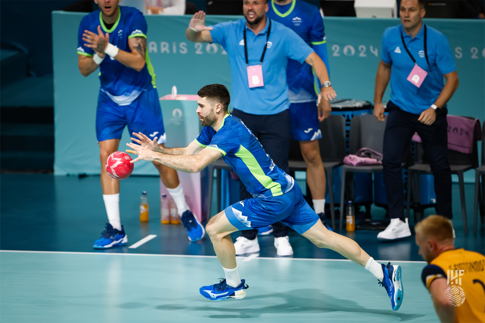 Paris 2024 men's handball Slovenia vs Sweden