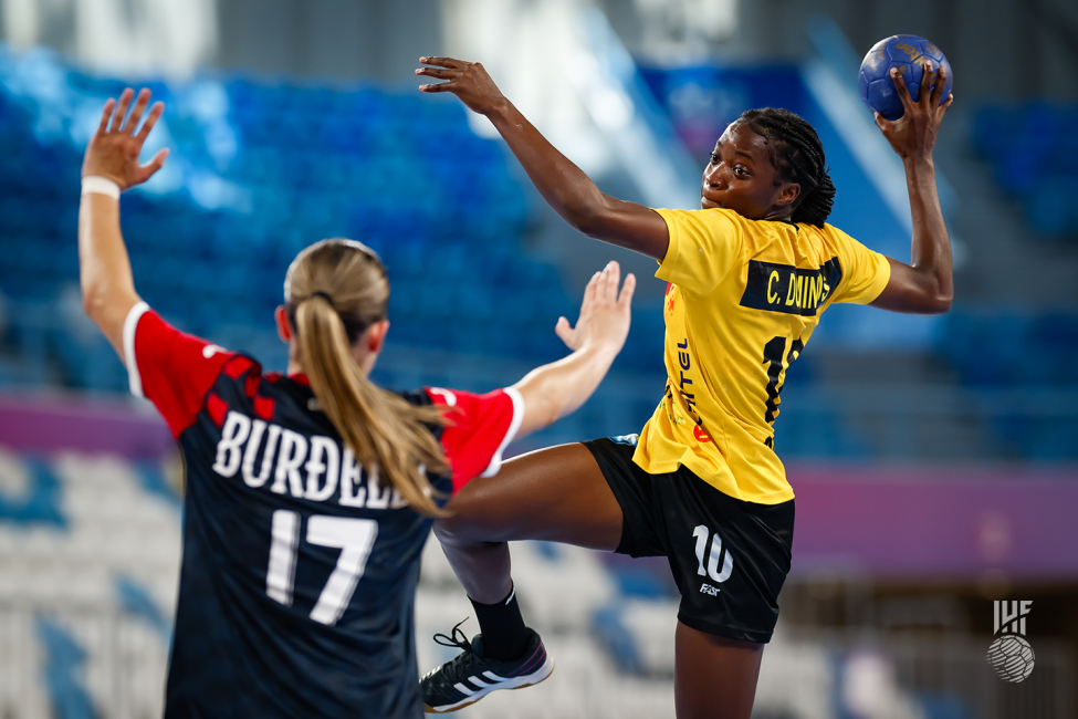 Angola player shooting