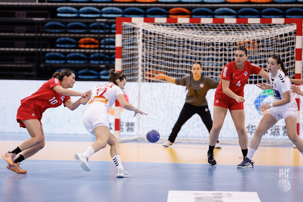 Serbia player attacking
