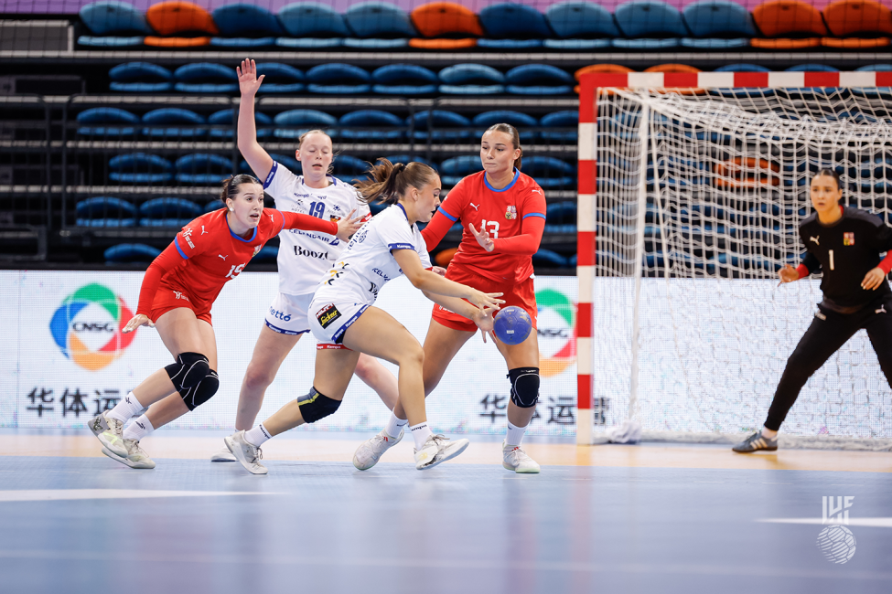 Iceland player attacking