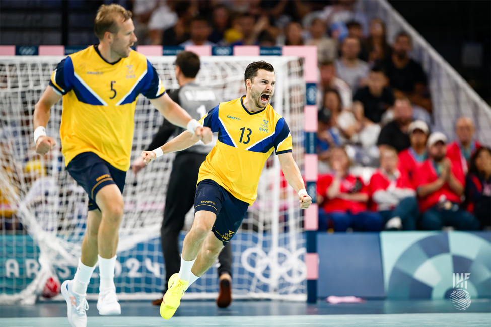 Paris 2024 men's handball Denmark vs Sweden