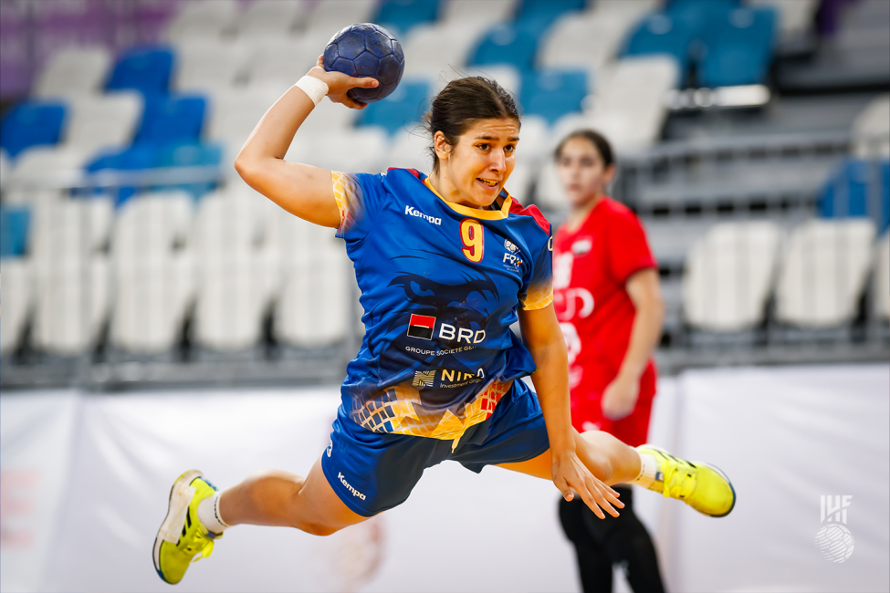 Romania player shooting