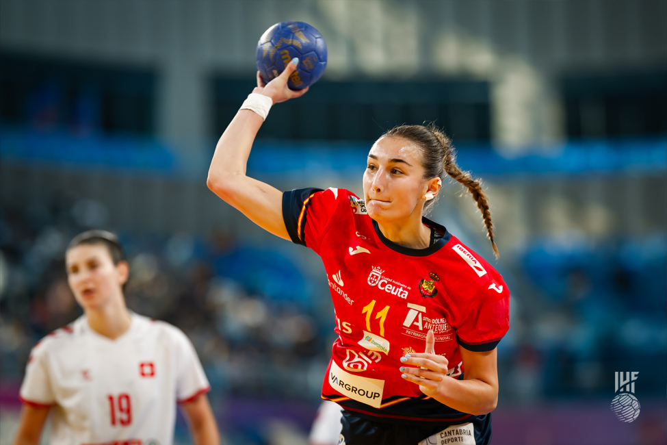 Spain player shooting
