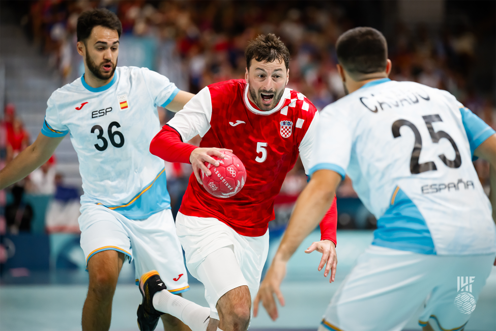 Paris 2024 men's handball Spain vs Croatia