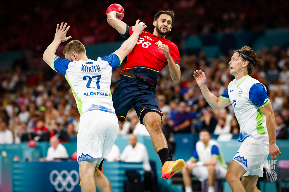 Paris 2024 men's handball Spain vs Slovenia 