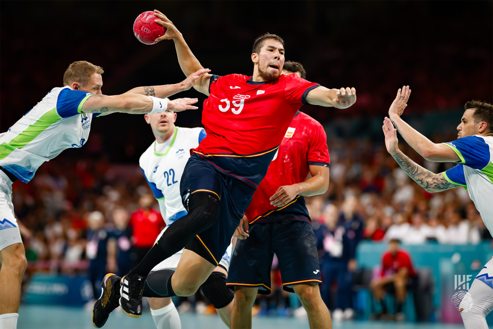 Paris 2024 men's handball Spain vs Slovenia 