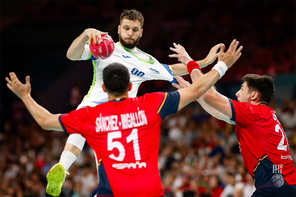 Paris 2024 men's handball Spain vs Slovenia 