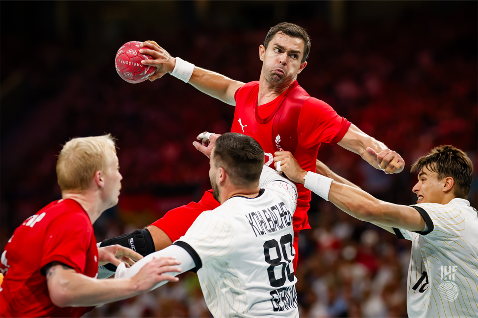 Paris 2024 men's handball Germany vs Denmark 