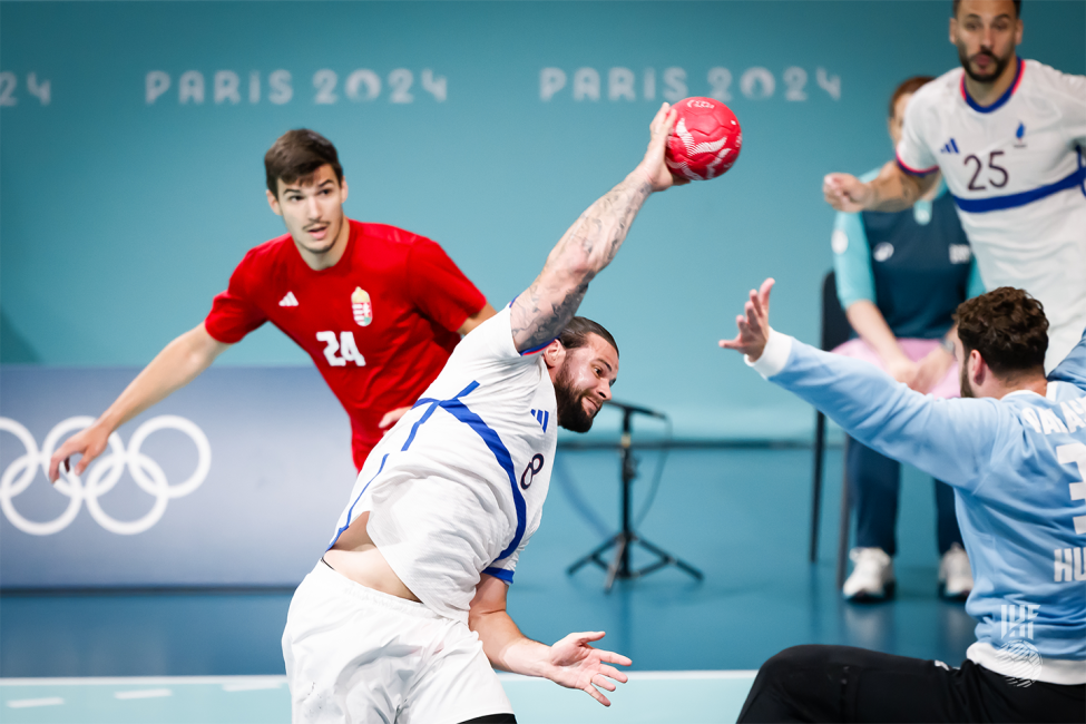 Paris 2024 men's handball Hungary vs France 