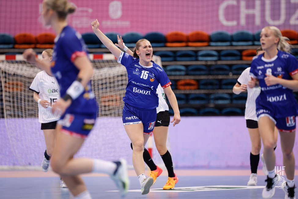 Iceland player celebrating