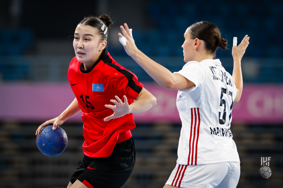 Kazakhstan player celebrating