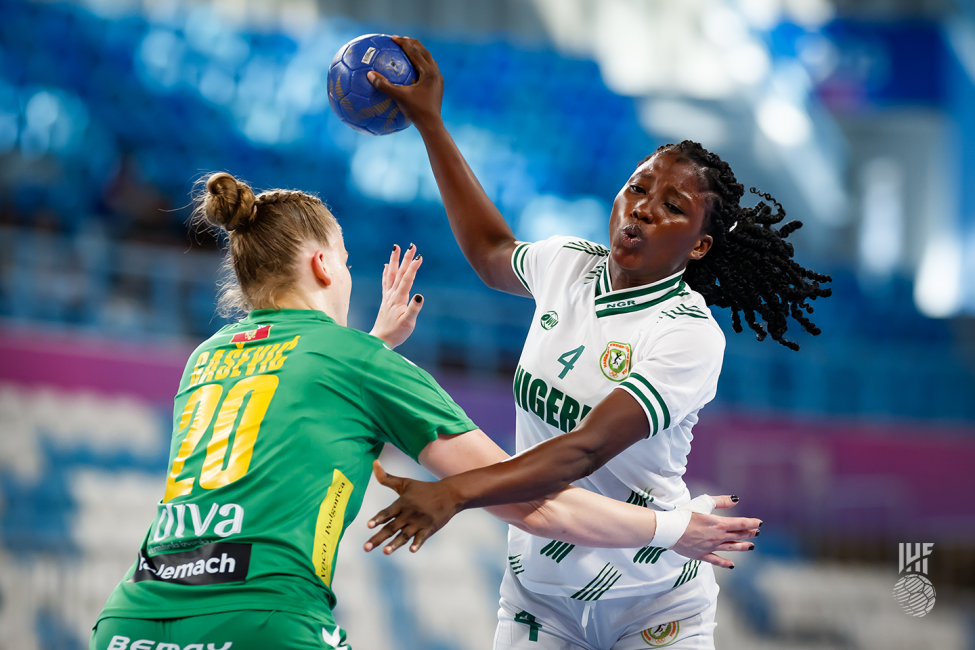 Nigeria player shooting